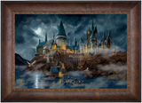 Harry Potter Hogwarts Castle - Thomas Kinkade Studios Limited Edition Canvas - Framed