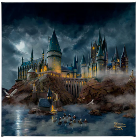 Harry Potter™ Hogwarts™ Castle gallery wrapped canvas captures the Wizarding World of Harry Potter™.