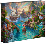 Peter Pan's Never Land Gallery Wrapped Canvas from Thomas Kinkade Studios