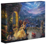 Disney Beauty and the Beast Gallery Wrapped Canvas available from Thomas Kinkade Studios