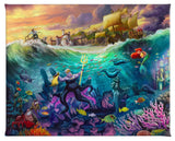 Disney Ursula from the Little Mermaid Gallery Wrapped Canvas available from Thomas Kinkade Studios