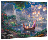 Disney Tangled Gallery Wrapped Canvas available from Thomas Kinkade Studios