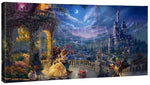 Disney Beauty and the Beast Gallery Wrapped Canvas available from Thomas Kinkade Studios