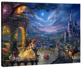 Disney Beauty and the Beast Gallery Wrapped Canvas available from Thomas Kinkade Studios