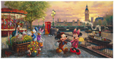 Disney's Mickey & Minnie in London - Gallery Wrapped Canvas