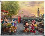 Disney's Mickey & Minnie in London - Gallery Wrapped Canvas