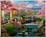 Disney Mickey and Minnie In Japan - Gallery Wrapped Canvas