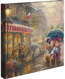 Disney's Mickey & Minnie in Paris - Gallery Wrapped Canvas - from Thomas Kinkade Studios