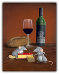 Should I Light a Match whimsical mouse painting by Patrick O'Rourke