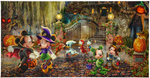 Mickey and Minnie Halloween Fun canvas print from Thomas Kinkade Studios