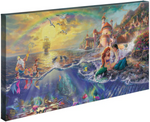 Disney the Little Mermaid Gallery Wrapped Canvas - Thomas Kinkade Studios