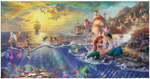 Disney the Little Mermaid Gallery Wrapped Canvas - Thomas Kinkade Studios