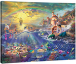 Disney the Little Mermaid Gallery Wrapped Canvas - Thomas Kinkade Studios