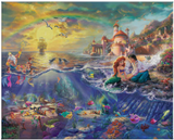 Disney the Little Mermaid Gallery Wrapped Canvas - Thomas Kinkade Studios