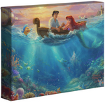 Disney the Little Mermaid Falling in Love - gallery wrapped canvas from Thomas Kinkade Studios