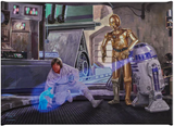 You’re My Only Hope portrays a pivotal scene from the film Star Wars - gallery wrapped canvas