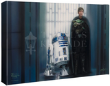 The Mandalorian by Monte Michael Moore featuring Grogu, Jedi Knight Luke Skywalker & R2-D2.