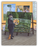 Clawed Monet by Patrick O'Rourke pays homage to Claude Monet